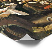 Topsy-Turvy wereld door Steen Jan (beste kwaliteit Poster (Hoek)