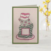 Topsy Turvy Whimsical-kaart Kaart (Gele Bloem)