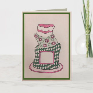 Topsy Turvy Whimsical-kaart Kaart