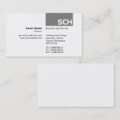 TopTag - 50 recente grijs Visitekaartje (Voorkant / Achterkant)