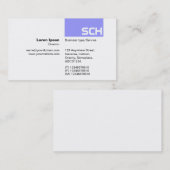 TopTag - Pastel blauw Visitekaartje (Voorkant / Achterkant)