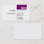 TopTag - Plum Visitekaartje (Voorkant / Achterkant)