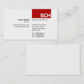 TopTag - Ruby Red Visitekaartje (Voorkant / Achterkant)