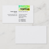 TopTag v2 - Abstract 01 Visitekaartje (Voorkant / Achterkant)
