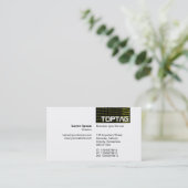 TopTag v2 - Toonhoek - Geel Visitekaartje (Staand voorkant)