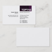 TopTag v2 - Toonhoek - Magenta Visitekaartje (Voorkant / Achterkant)