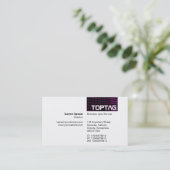 TopTag v2 - Toonhoek - Magenta Visitekaartje (Staand voorkant)