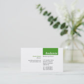 TopTag v3 - Avocado Green Visitekaartje (Staand voorkant)