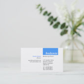 TopTag v3 - Baby Blue Visitekaartje (Staand voorkant)