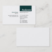 TopTag v3 - Donkergroen Visitekaartje (Voorkant / Achterkant)