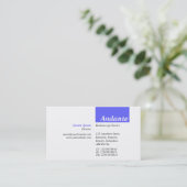 TopTag v3 - Elektrisch blauw Visitekaartje (Staand voorkant)