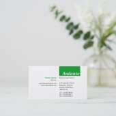 TopTag v3 - Groen gras Visitekaartje (Staand voorkant)