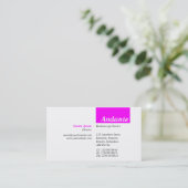 TopTag v3 - Magenta Visitekaartje (Staand voorkant)