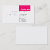 TopTag v3 - Neon Red Visitekaartje (Voorkant / Achterkant)