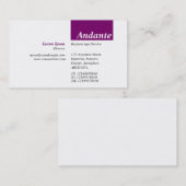 TopTag v3 - Plum Visitekaartje (Voorkant / Achterkant)