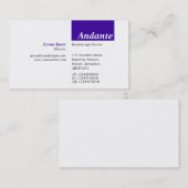 TopTag v3 - Storm blauw Visitekaartje (Voorkant / Achterkant)