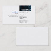 TopTag v3 - Toonhoek - blauw Visitekaartje (Voorkant / Achterkant)