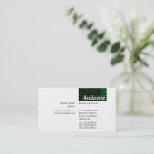 TopTag v3 - Toonhoek - Groen II Visitekaartje (Staand voorkant)