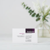 TopTag v3 - Toonhoek - Magenta Visitekaartje (Staand voorkant)