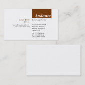 TopTag v3 - Walnut Visitekaartje (Voorkant / Achterkant)