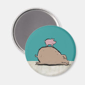 topvarkens magneet (Voorkant / Achterkant)