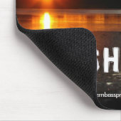 Topwater Vissen Mousepad Muismat (Hoek)