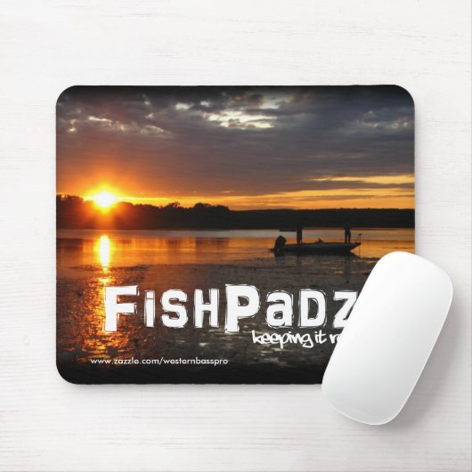 Topwater Vissen Mousepad Muismat (Met muis)