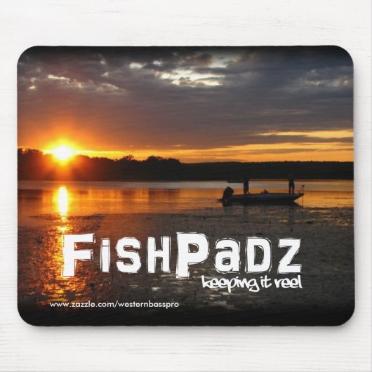Topwater Vissen Mousepad Muismat (Voorkant)
