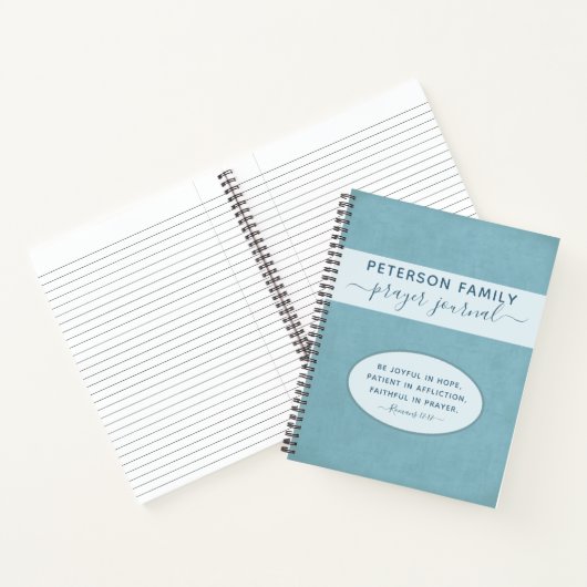 Topwinkel met persoonlijke naam Prayer Journal Notitieboek (Binnen)