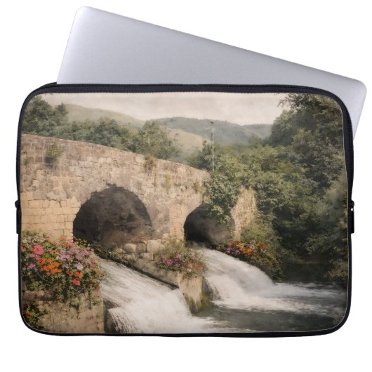 toque relajante a tu hogar laptop sleeve (Voorkant)