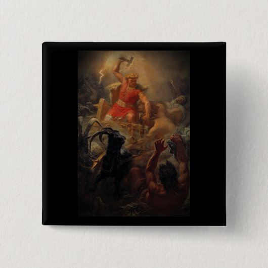 Tor Batles de Giants Vierkante Button 5,1 Cm (Voorkant)