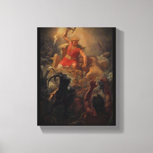 Tor Batting the Giants Canvas Afdruk (Voorkant)