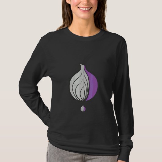 Tor Browser The Onion Router Software voor Vrijhe T-shirt (Voorkant)