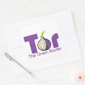 Tor - de Router van de Ui Vierkante Sticker (Envelop)