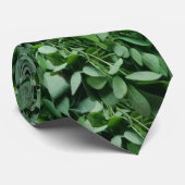 Tora Leaves Pattern Stropdas (Opgerold)