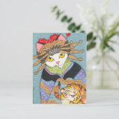 Tora Oiran Briefkaart (Staand voorkant)