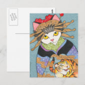 Tora Oiran Briefkaart (Voorkant / Achterkant)