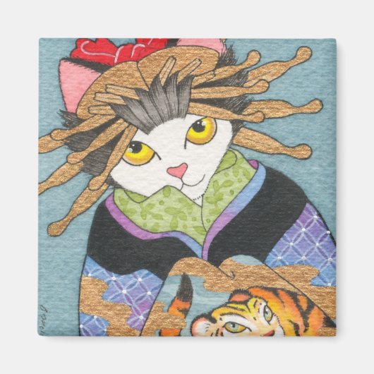 Tora Oiran Magnet (Voorkant)