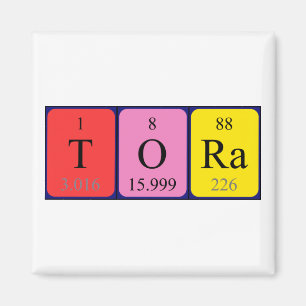 Tora periodieke table name magnet