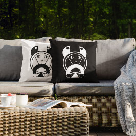 Tora Tiger Geometric Zodiac Buitenkussen