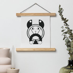 Tora Tiger Geometric Zodiac Hangend Wandkleed