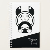 Tora Tiger Geometrische Zodiac Planner (Voorkant)