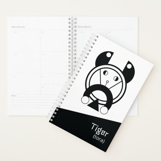 Tora Tiger Geometrische Zodiac Planner (Display)