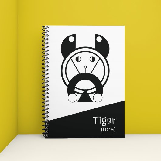 Tora Tiger Geometrische Zodiac Planner