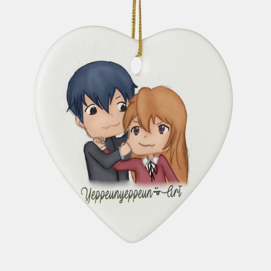 Toradora ~ Ryuji x Taiga Keramisch Ornament (Rechts)