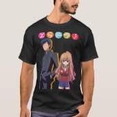 Toradora Tiger X Dragon - Japanse versie Klassiek T-shirt (Voorkant)
