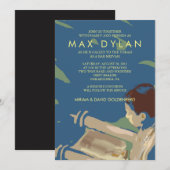 TORAH Bar Mitswa Uitnodiging2 Kaart (Voorkant / Achterkant)