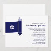 Torah Bar Mitzvah uitnodiging (Voorkant / Achterkant)