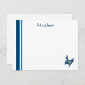 Torah Classic Dank je wel Notitiekaartje (Voorkant / Achterkant)