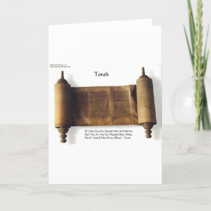 Torah "if not for My" (Als niet voor mezelf) schel Kaart